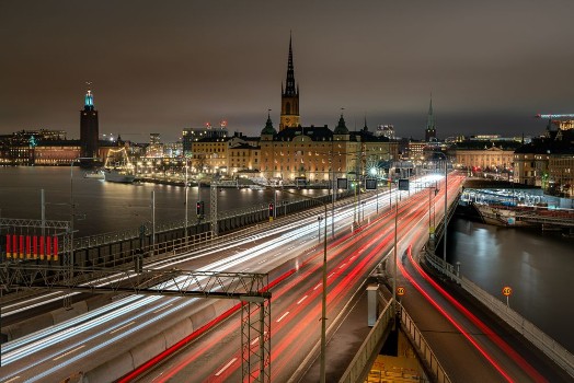 Bild på Night View of Stockholm