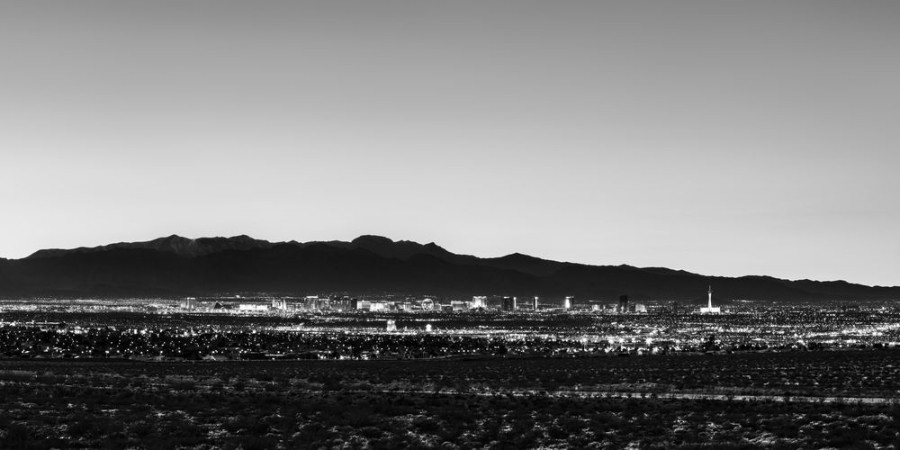 Las Vegas Valley Sunset photowallpaper Scandiwall