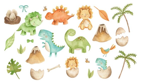 Afbeeldingen van Baby Dinosaurs