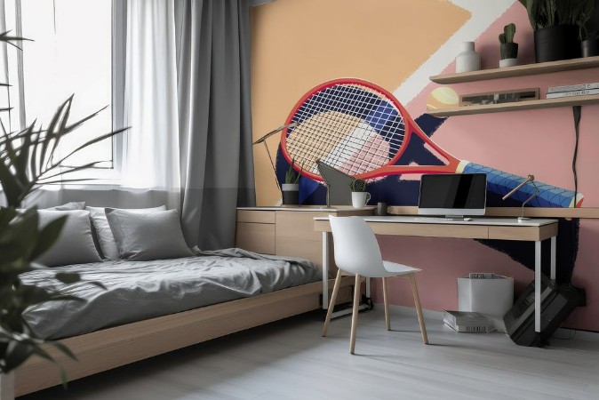 Image de Illustration of tennis racket