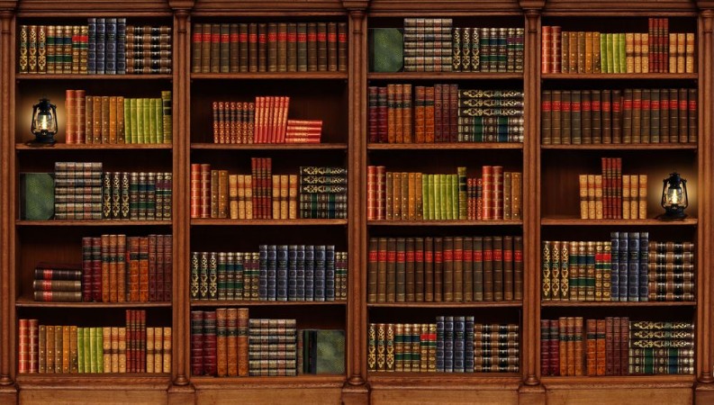 Picture of Shelving with books