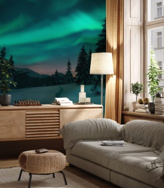 Afbeeldingen van Aurora borealis I