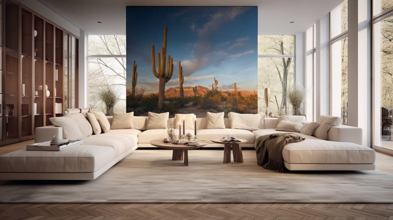 Bild på Cactus in the desert