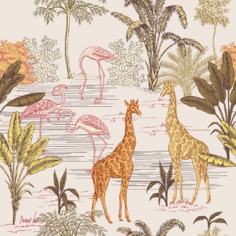 Afbeeldingen van Giraffe in safari