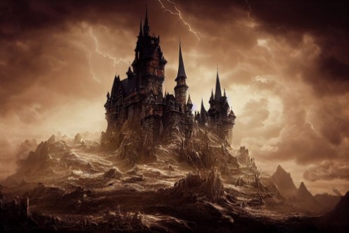 Dark fantasy photowallpaper Scandiwall