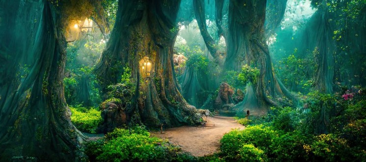 Afbeeldingen van Enchanted forest