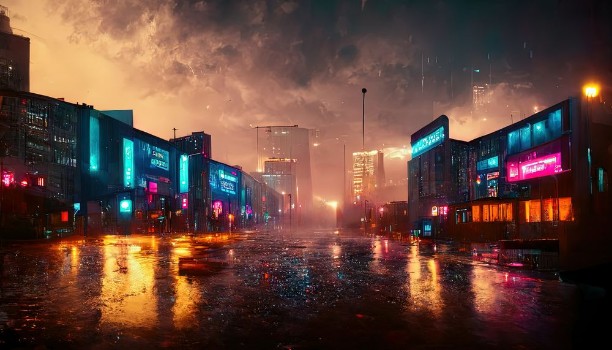 Bild på Fantasy city