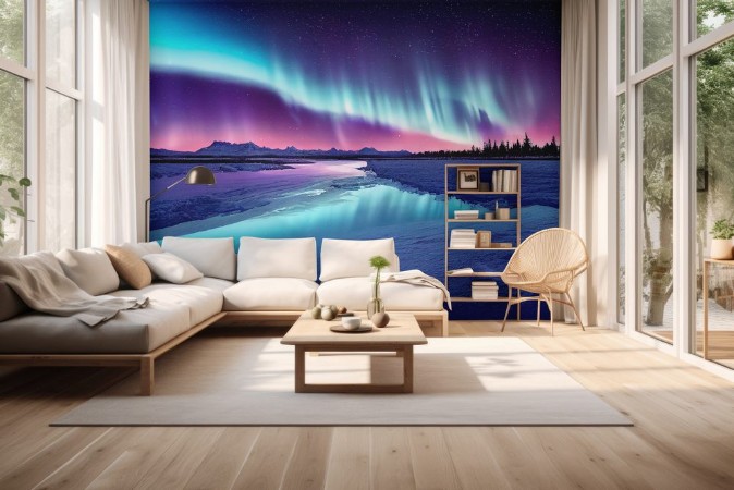 Bild på Aurora borealis III