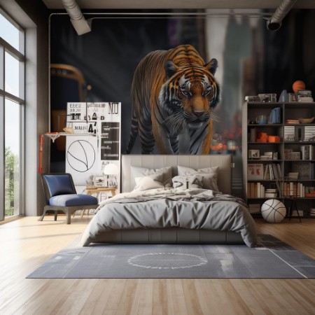 Image de Tiger in the city