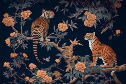 Afbeeldingen van Tiger pattern