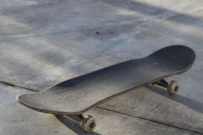 Afbeeldingen van Skateboard on the street