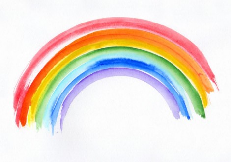 Afbeeldingen van Coloured rainbow