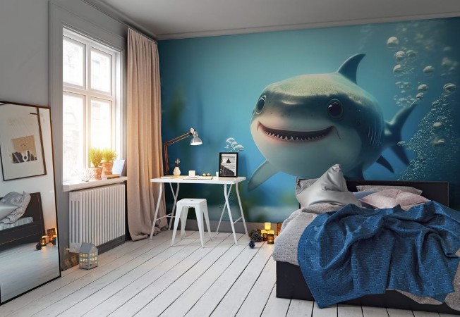 Afbeeldingen van Baby shark smiling