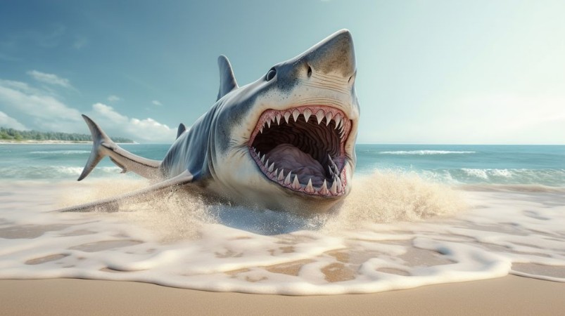 Picture of Shark at the beach