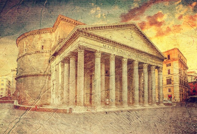 Afbeeldingen van Pantheon in the morning