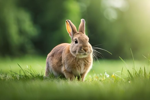 Picture of rabbit on the grass