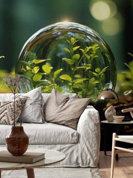 Image de Glassglobe leafs