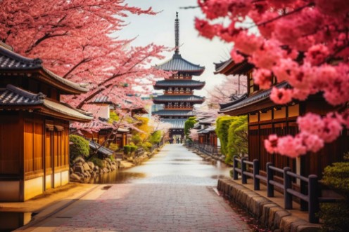 Kyoto Japan photowallpaper Scandiwall