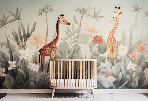 Bild på Two baby giraffes