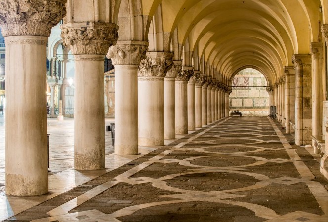 Picture of Ancient Columns in Venice