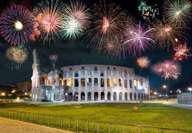 Afbeeldingen van Fireworks at Colosseum