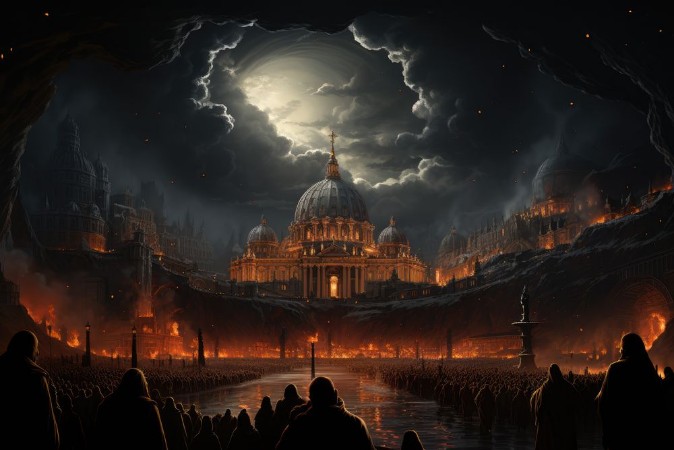 Picture of Rome darkness