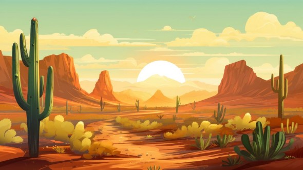 Image de Cacti in the desert