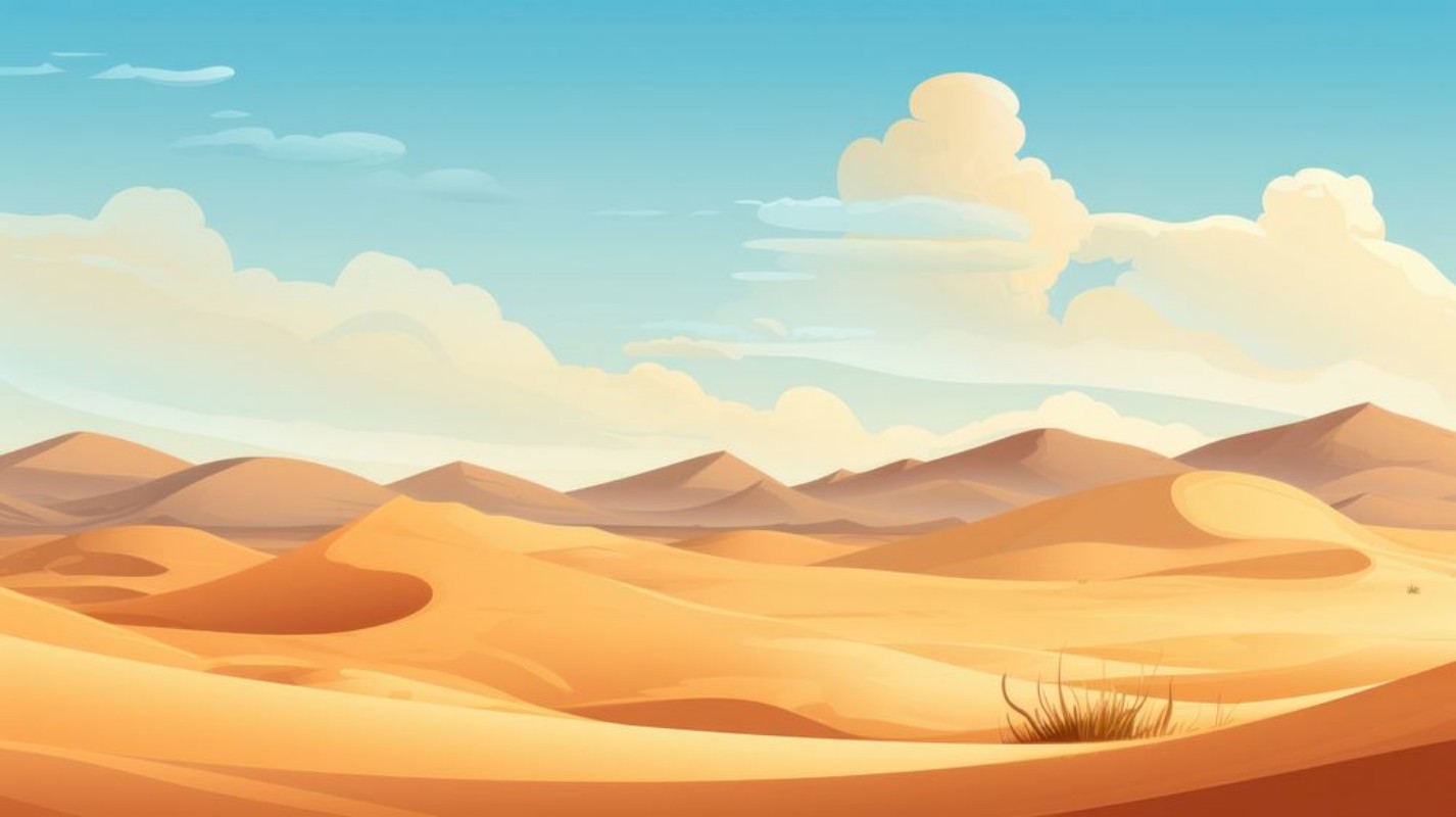 Picture of Clouds and desert