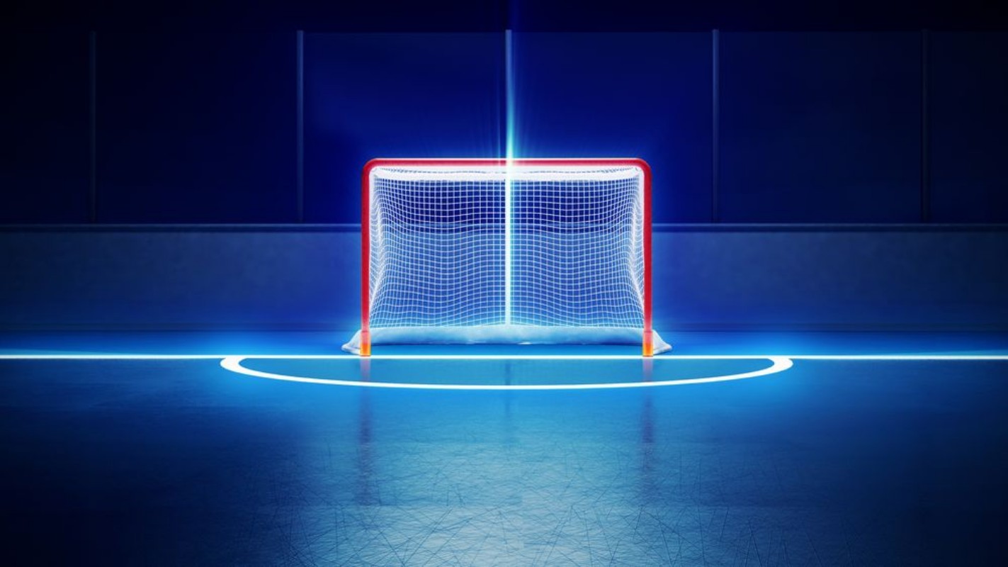 Image de But de hockey lumineux