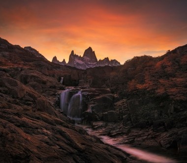 Image de Waterfall Sunset
