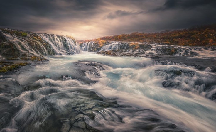 Picture of Sunset at Bruarfoss