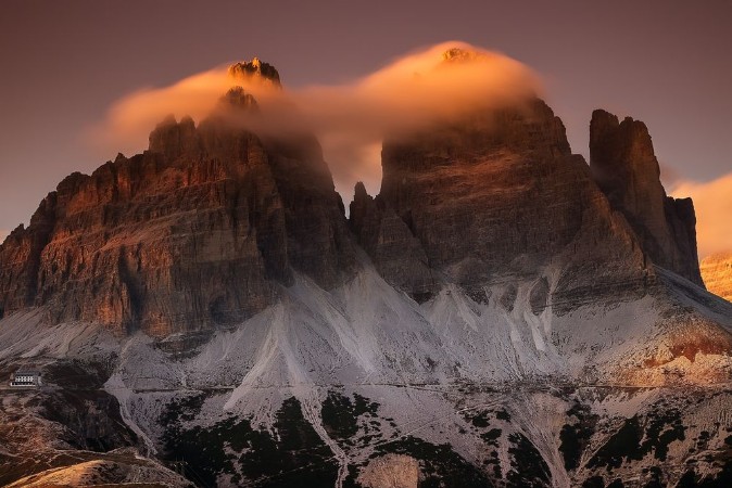 Picture of Tre Cime in Cotton Candy