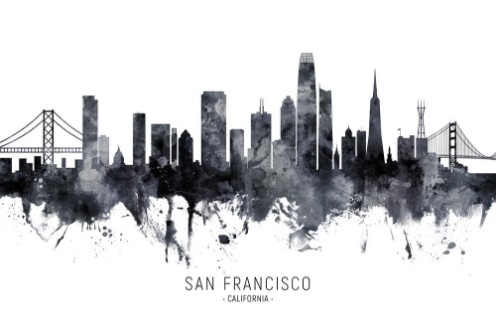 Bild på San Francisco California Skyline