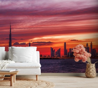 Picture of Sunset of Dubai Terrace