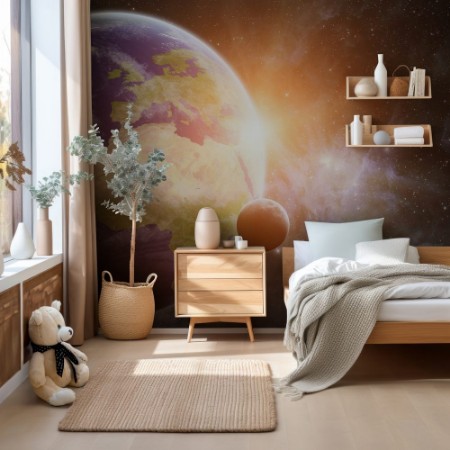 Image de Planet Earth in space 3D rendering elements of this image furnished by NASA