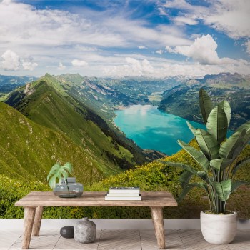 Picture of Panorama mit Brienzersee Augstmatthorn Brienz Berner Oberland Schweiz