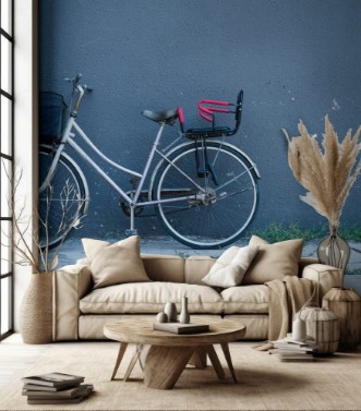 Afbeeldingen van Urban Bicycle by the Grey Wall