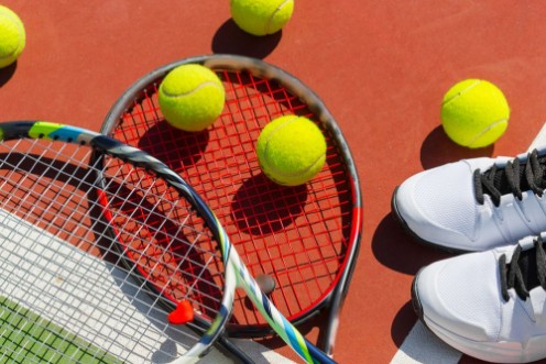 Afbeeldingen van Tennis equipment