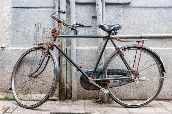 Picture of Old Rusty Bicycle