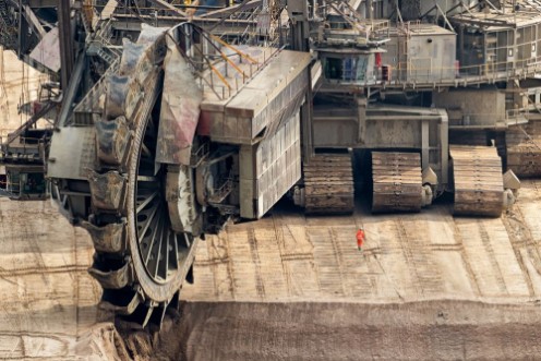 Afbeeldingen van Bucket-wheel excavator mining