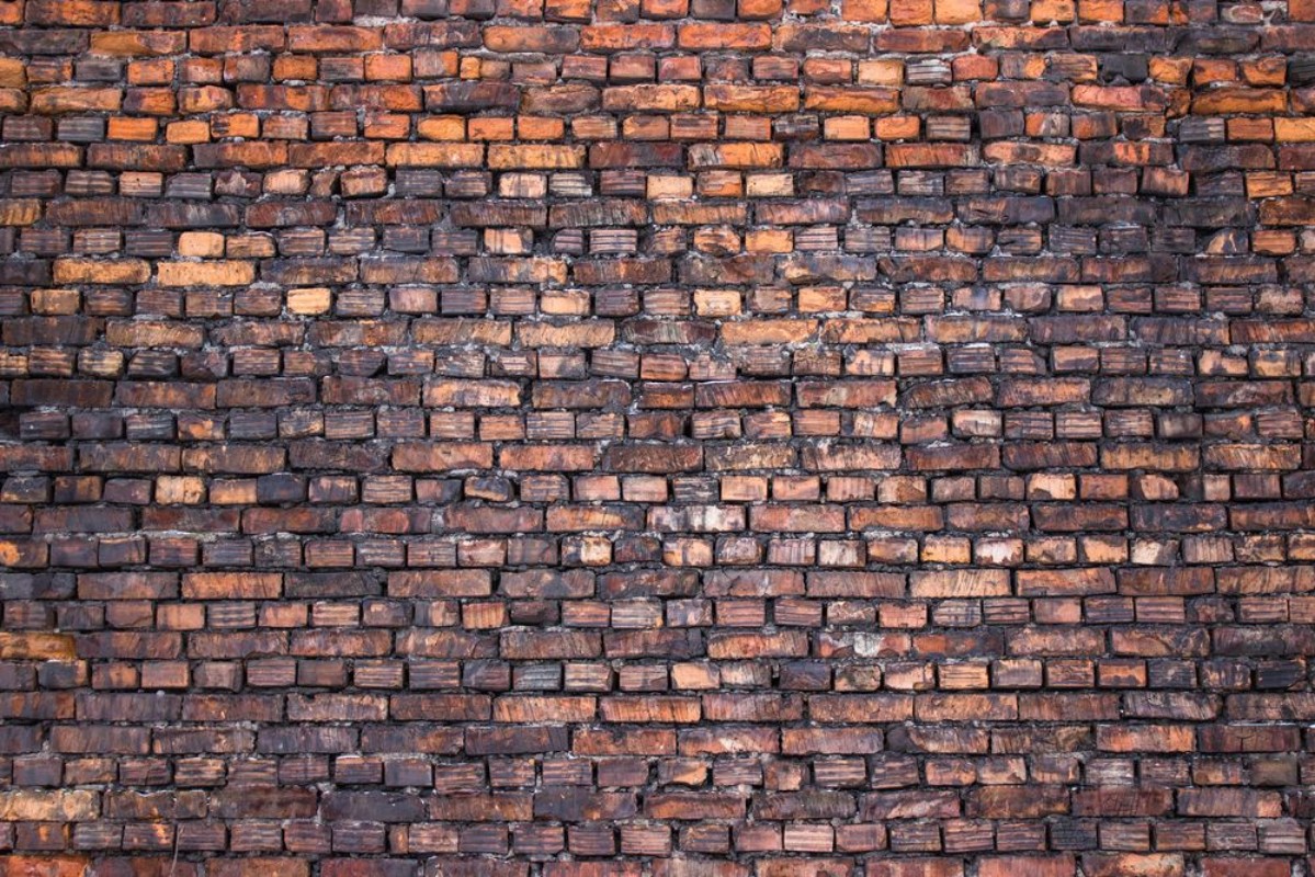 Picture of Old brick wall grunge texture for background urban style