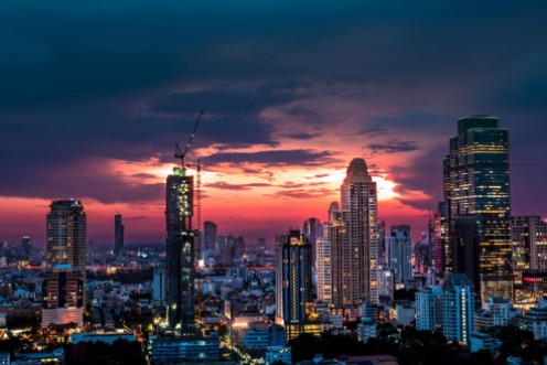 Bild på Modern building increasing number in Bangkok
