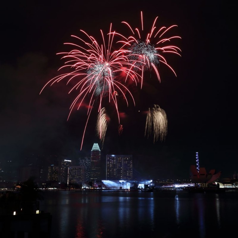 Bild på Singapore Fireworks 2017 2