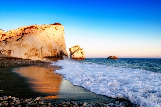 Picture of Sunset near Petra tou Romiou Cyprus Paphos district