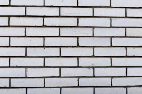 Bild på White brick wall Background and textures photography