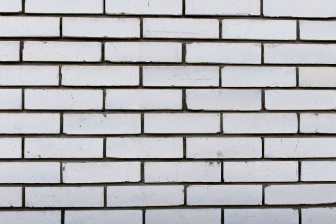 Bild på White brick wall Background and textures photography