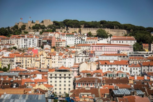 Afbeeldingen van Landscape of the city of lisbon