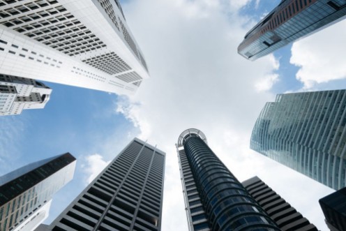 Image de Modern office buildings in Singapore