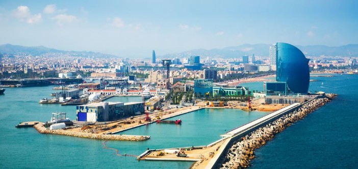 Picture of Port Vell and La Barceloneta district  in Barcelona