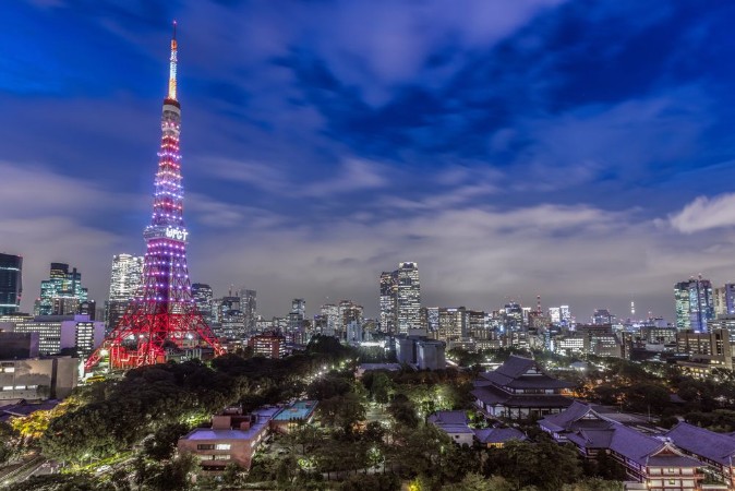 Afbeeldingen van Tokyo Tower Blue hour